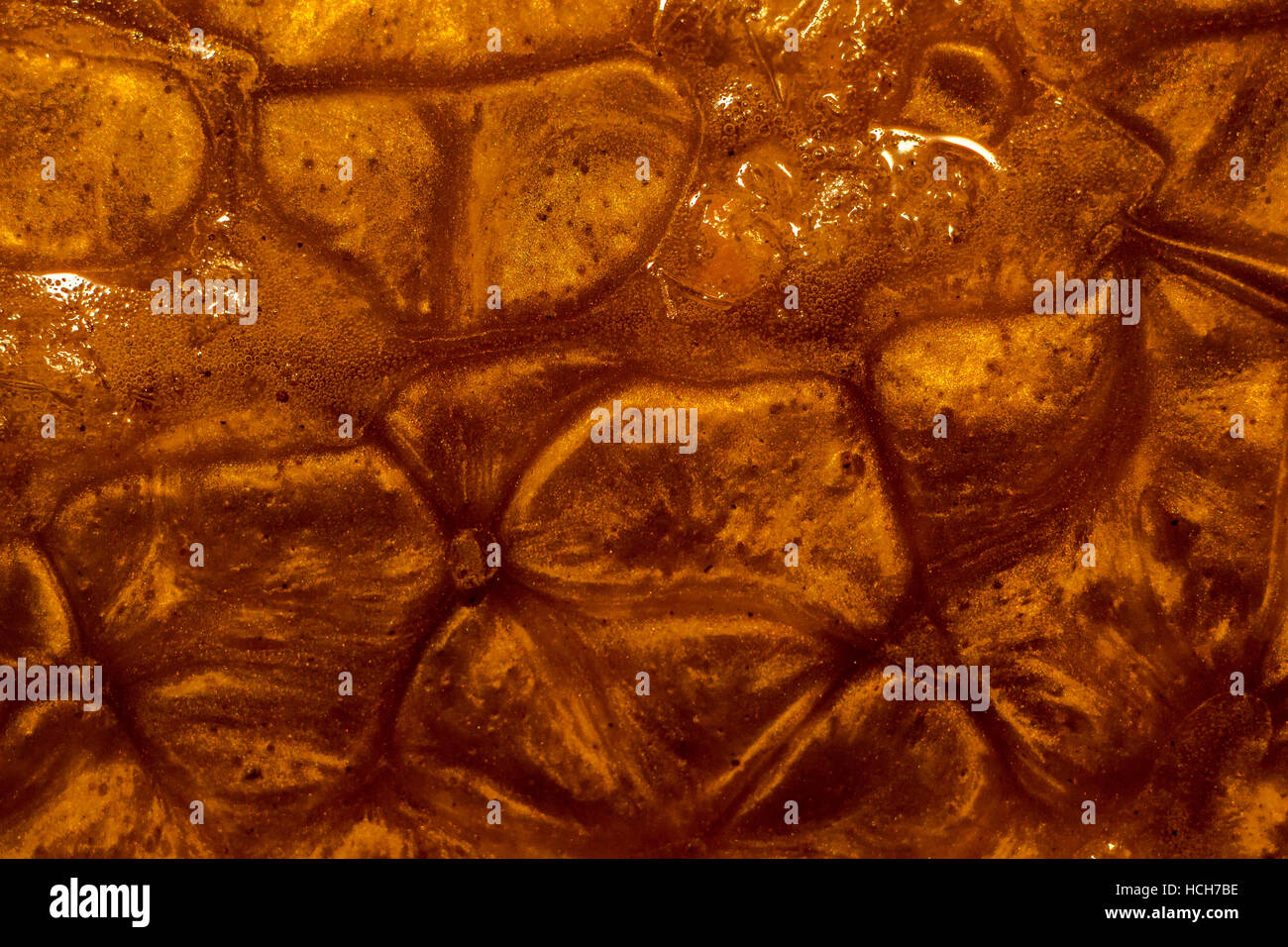Surface cuir Motif vagues de savon de séchage Banque D'Images