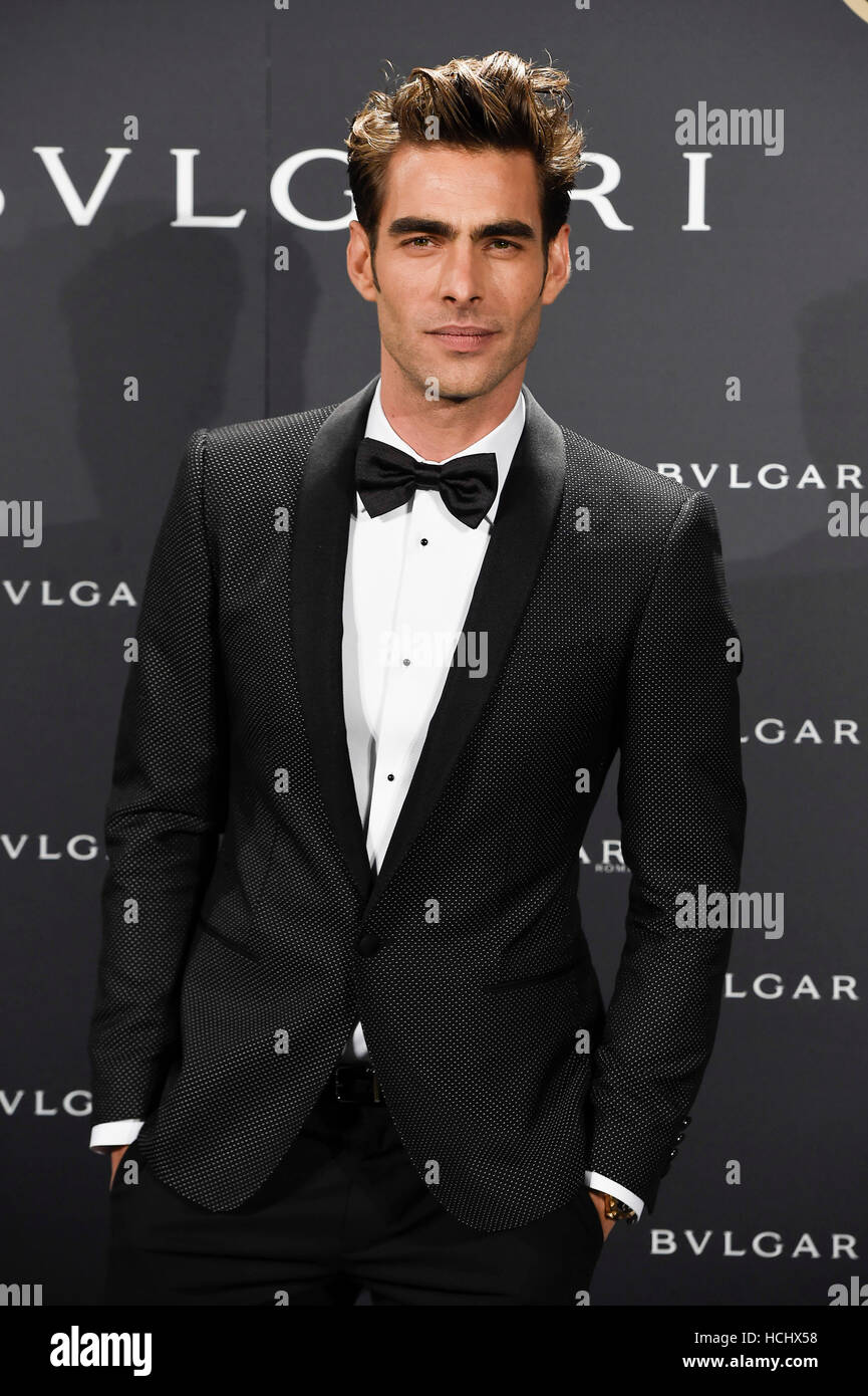 Jon Kortajarena modèle pendant la photocall du festival de la signature de la Bulgarie à l'occasion de l'exposition 'La Bulgarie et Rome" dans l'ambassade italienne à Madrid le lundi 28 novembre 2016. Banque D'Images