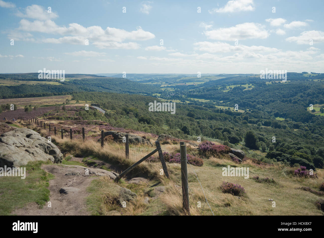 Vue de la vallée de l'espoir Banque D'Images