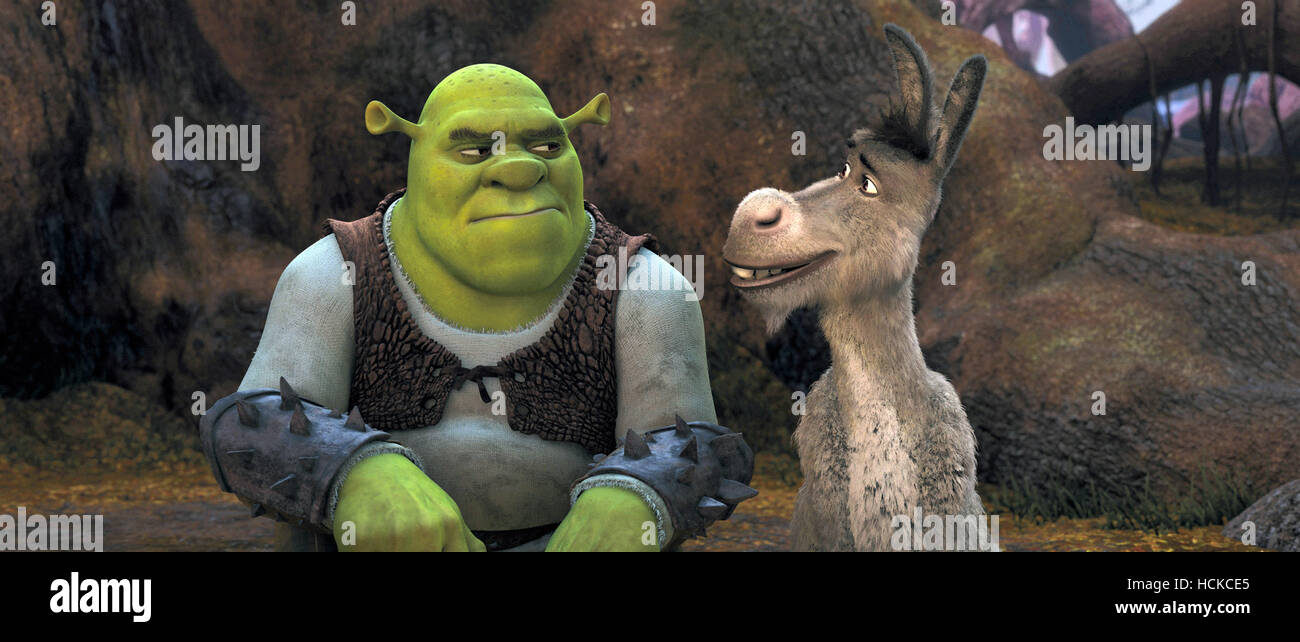 SHREK 4, lr Shrek (voix Mike Myers), l
