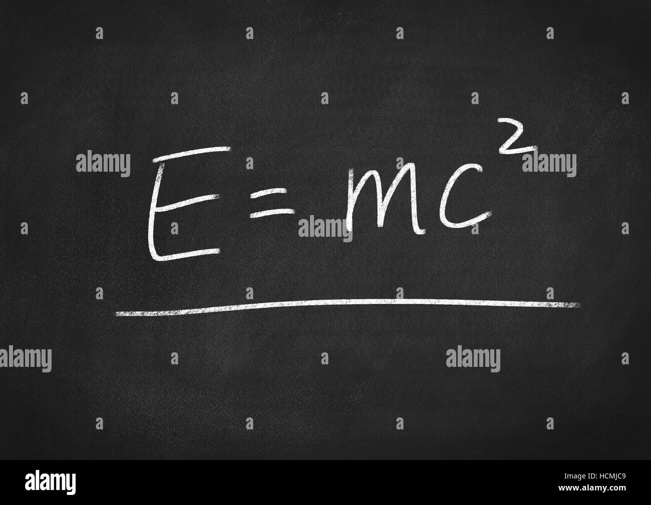 Formule d'Einstein E =mc2 Banque D'Images