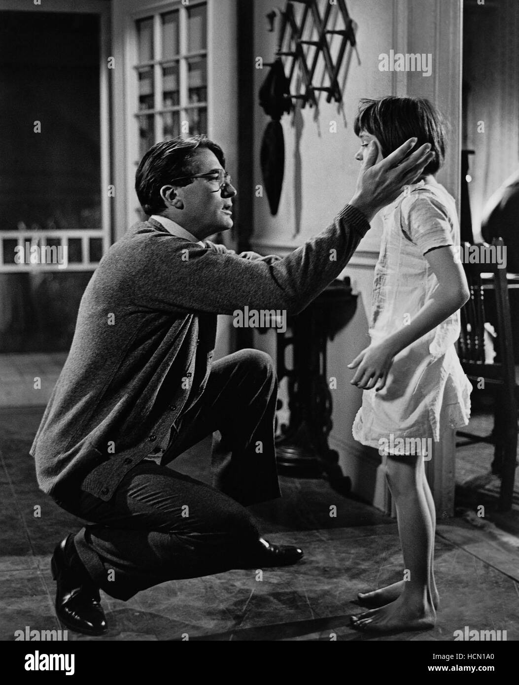 TO KILL A MOCKINGBIRD, Gregory Peck, Mary Badham, 1962 Photo Stock Alamy