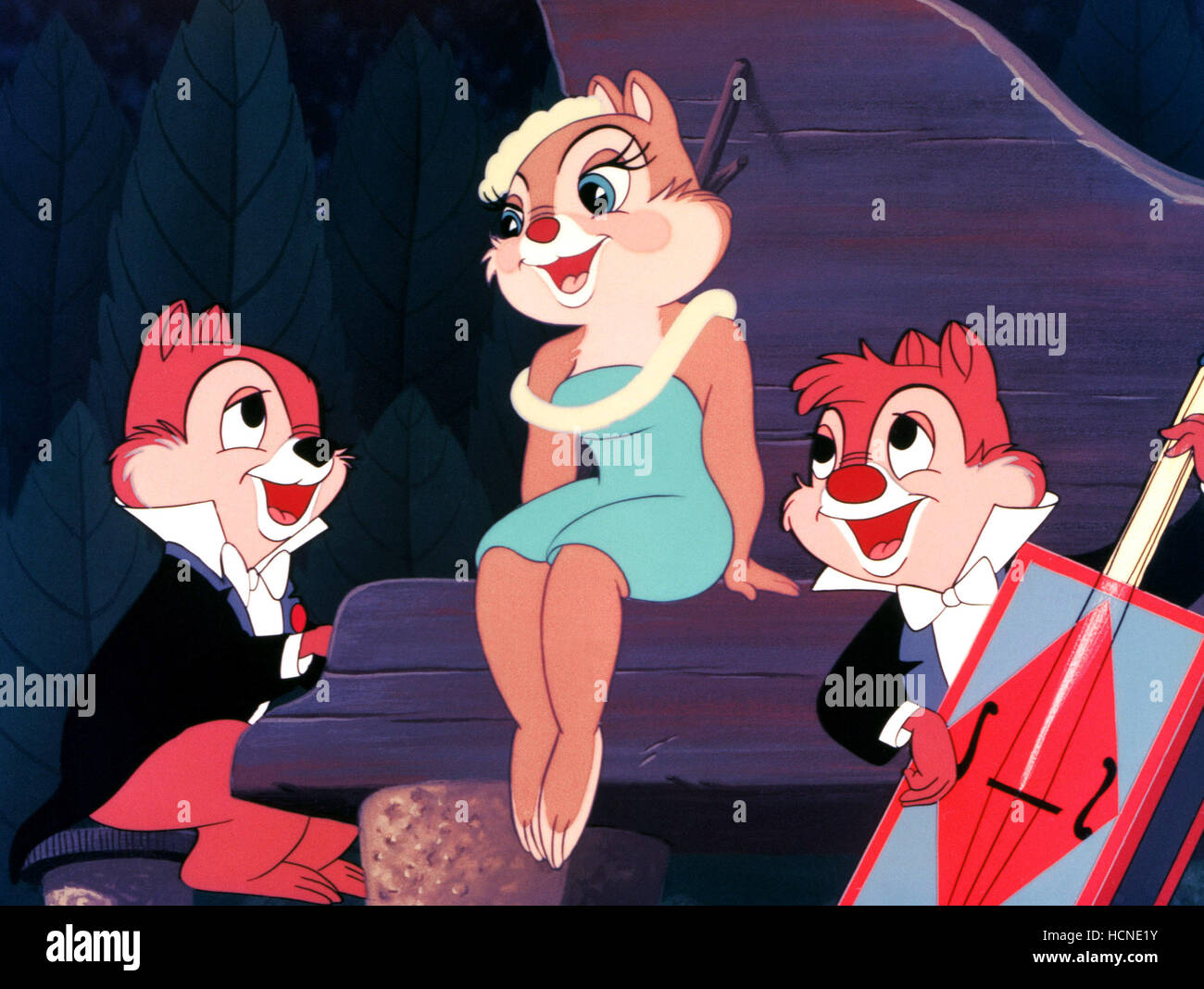 Deux PUCES ET UNE MISS, Chip, Clarice, Dale, 1951. © Walt Disney Co. / Courtesy : Everett Collection Banque D'Images
