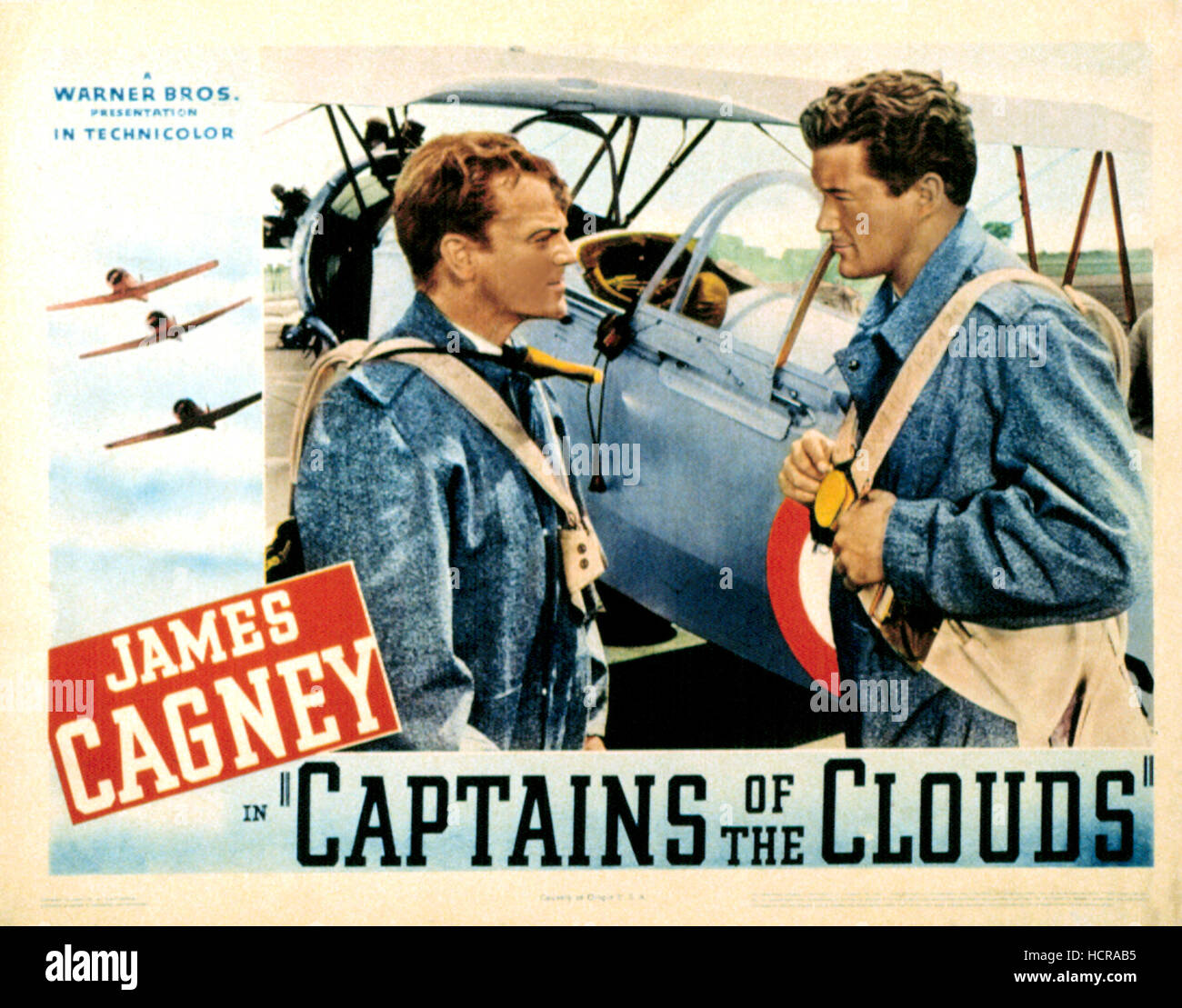 Chefs DES NUAGES, James Cagney, Dennis Morgan, 1942 Banque D'Images