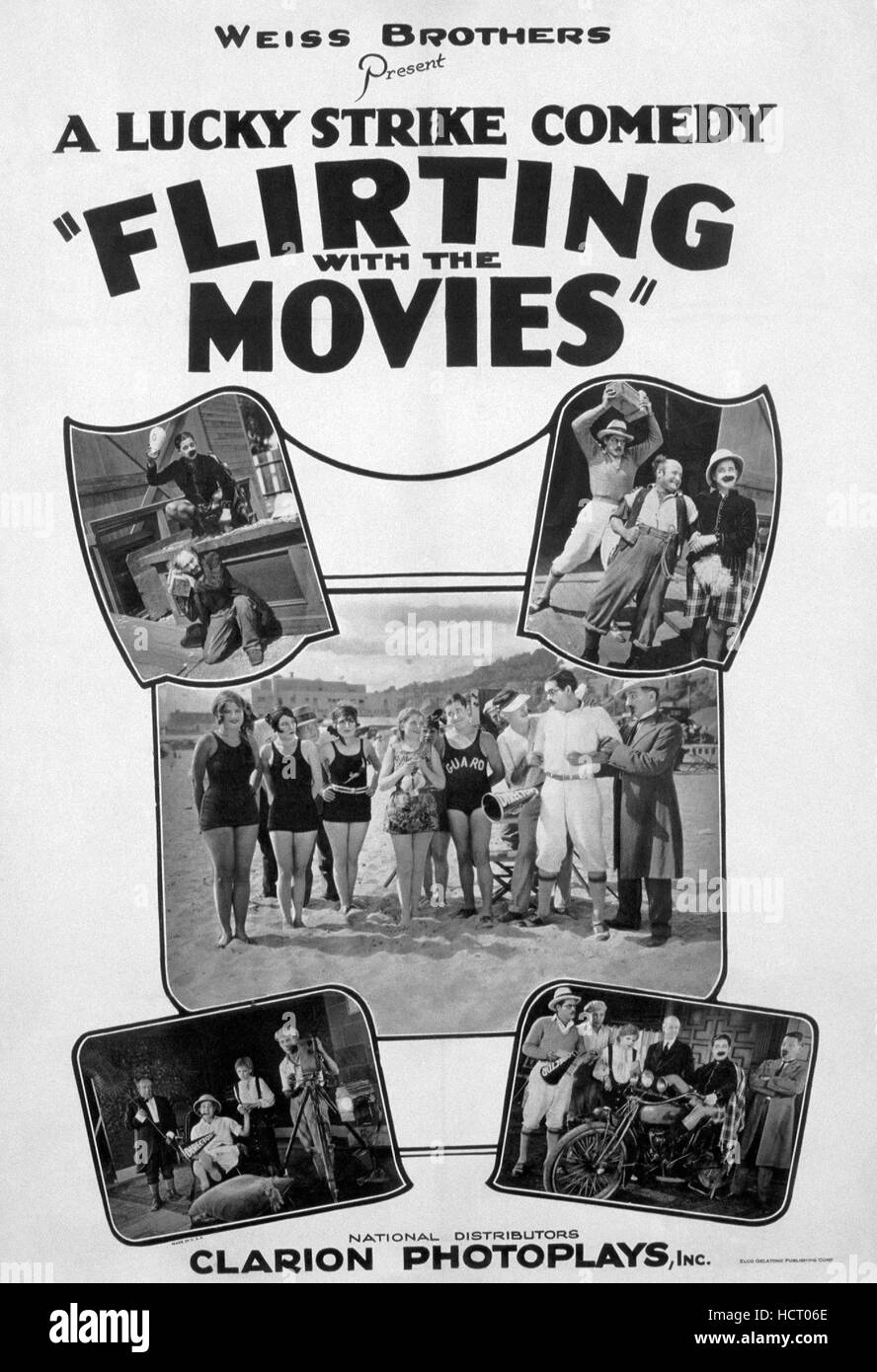 Flirter AVEC LES FILMS, 1927 Banque D'Images
