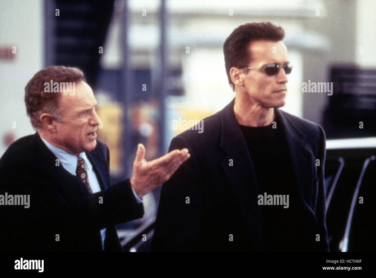 ERASER, James Caan, Arnold Schwarzenegger, 1996, (c)Warner Bros./avec la permission d'Everett