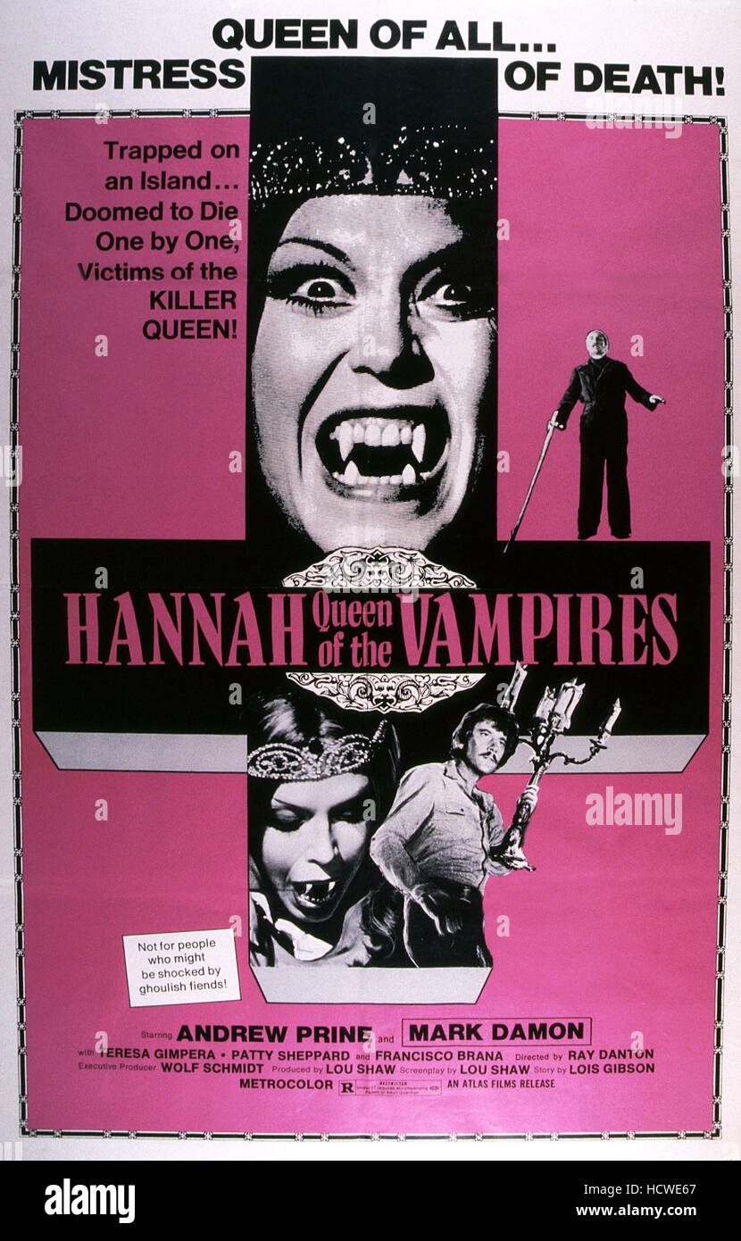 HANNAH, LA REINE DES VAMPIRES, (aka jeune Hannah, REINE DES VAMPIRES