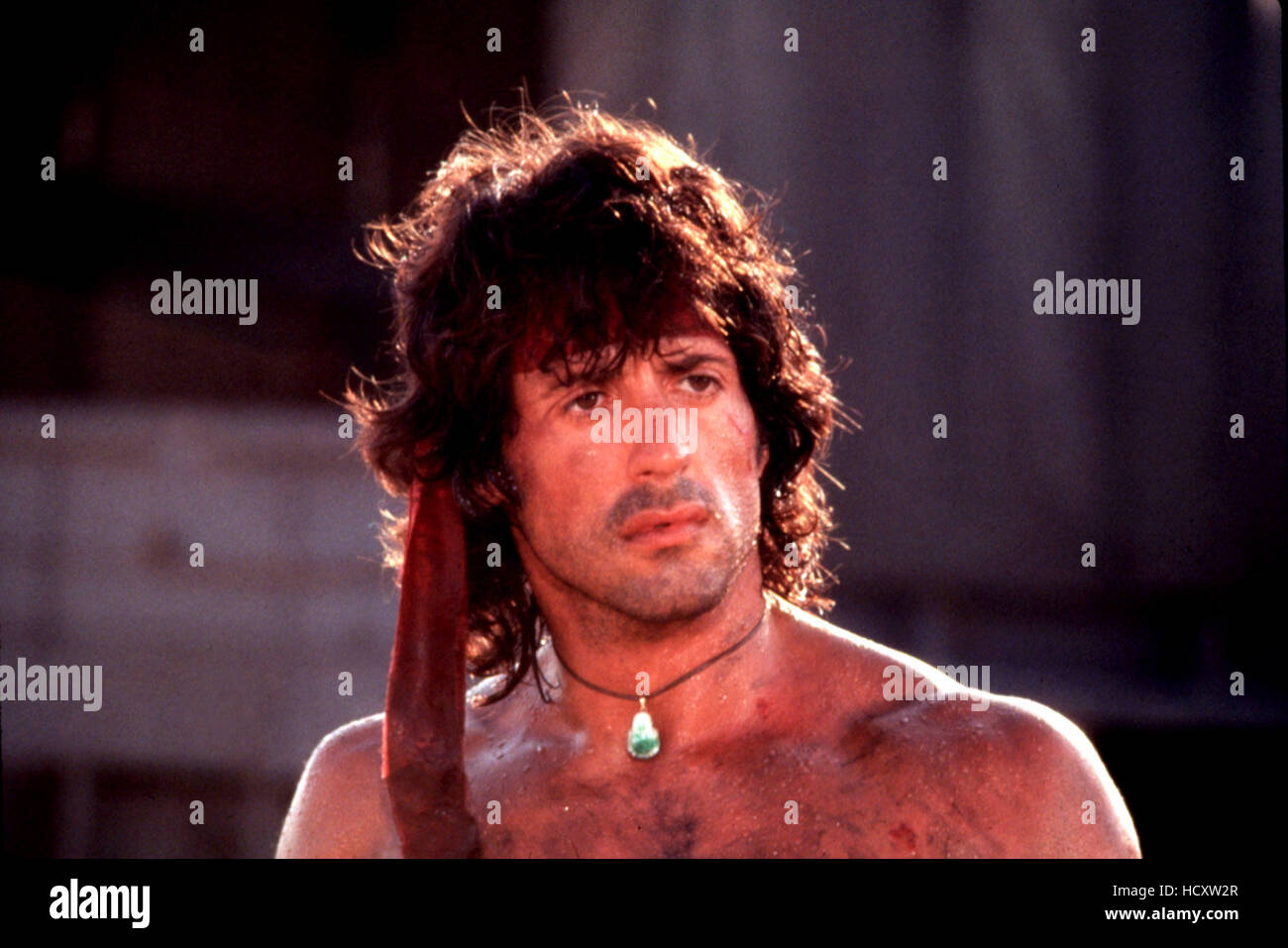 RAMBO : First Blood Part II, Sylvester Stallone, 1985). ©TriStar  Pictures/avec la permission d'Everett Collection Photo Stock - Alamy