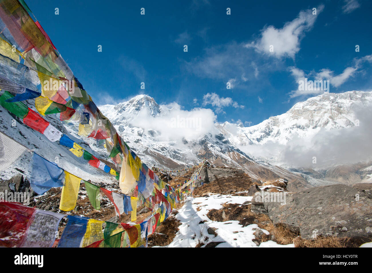 Annapurna base camp Banque de photographies et d'images à haute résolution  - Alamy