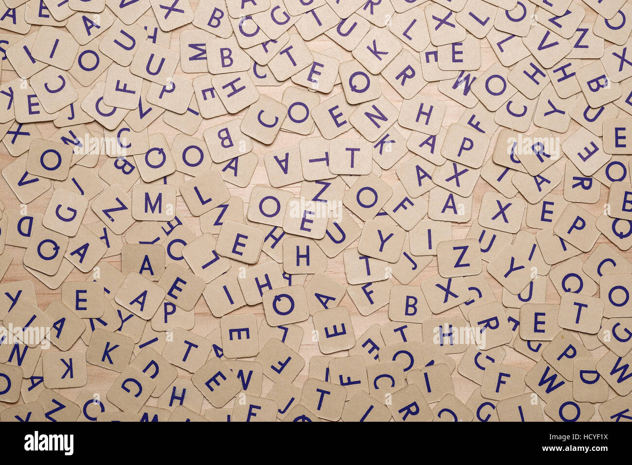 Abstract pattern de lettres alphabet carte Banque D'Images