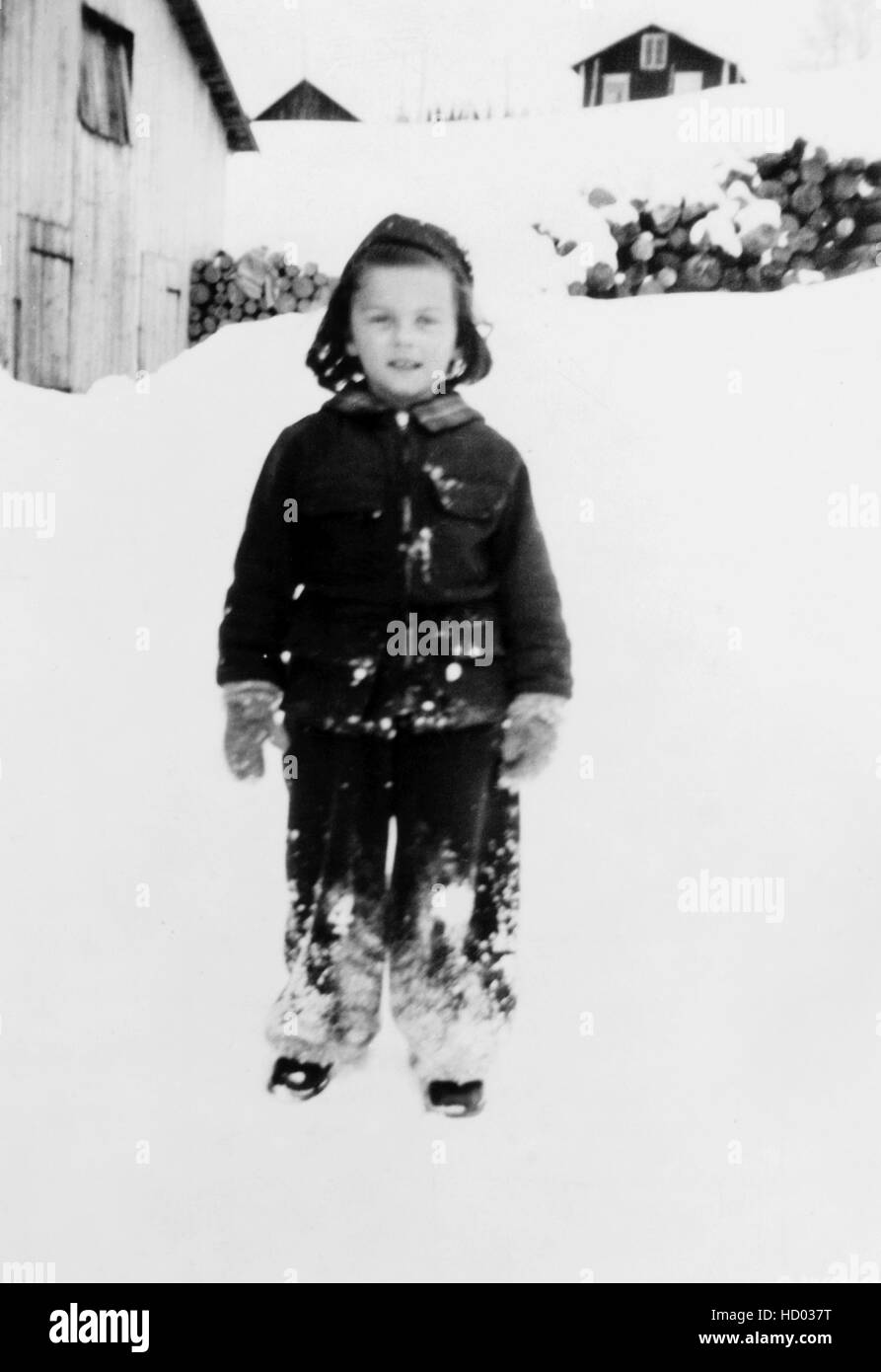Cinq ans, Ann-Margret dans Valsjobyn, Suède, 1946 Banque D'Images
