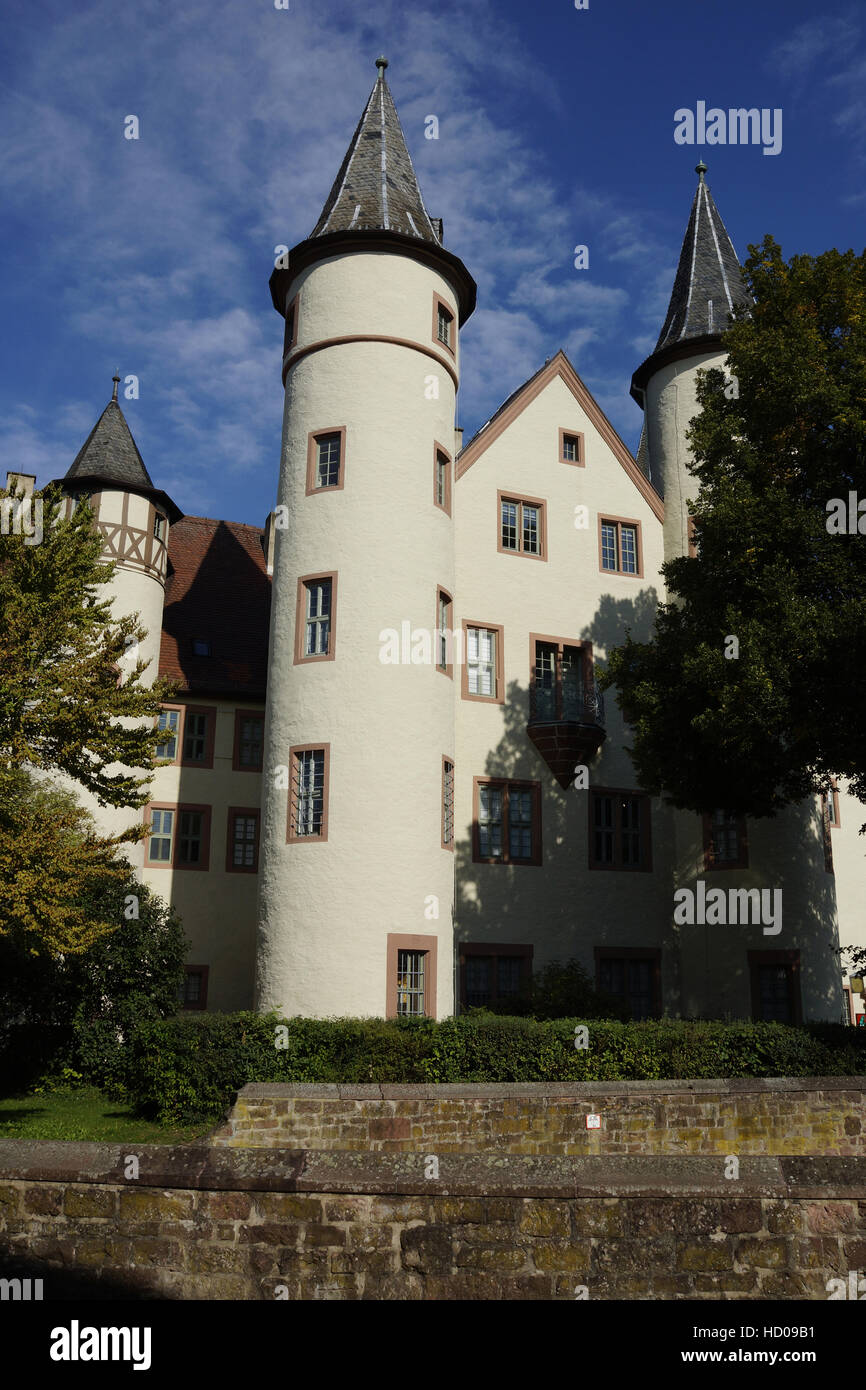 Musée spessart, lohr palace, Lohr am Main, main-spessart, district de Basse Franconie, Bavière, Allemagne Banque D'Images