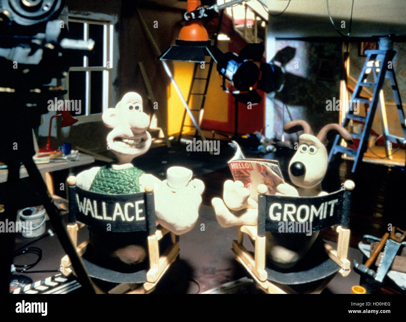 Le mauvais pantalon, (alias Wallace & Gromit DANS LE MAUVAIS PANTALON), de  gauche à droite : Wallace, Gromit, 1993 Photo Stock - Alamy