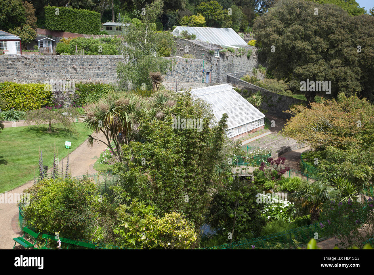 Candie gardens guernsey Banque de photographies et d’images à haute