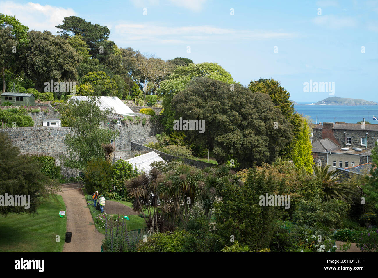 Candie gardens guernsey Banque de photographies et d’images à haute