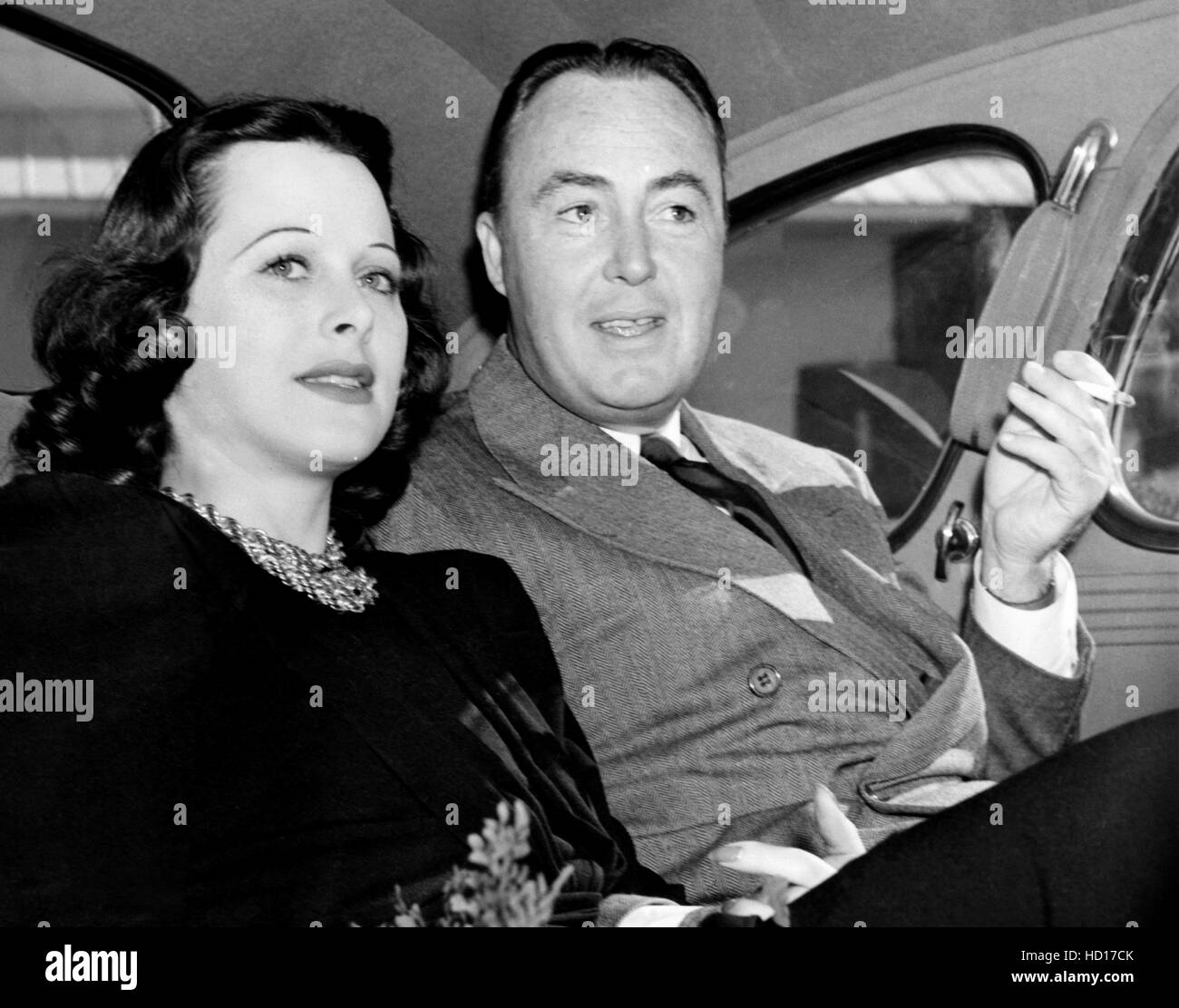 Hedy lamarr with her husband Banque de photographies et d’images à