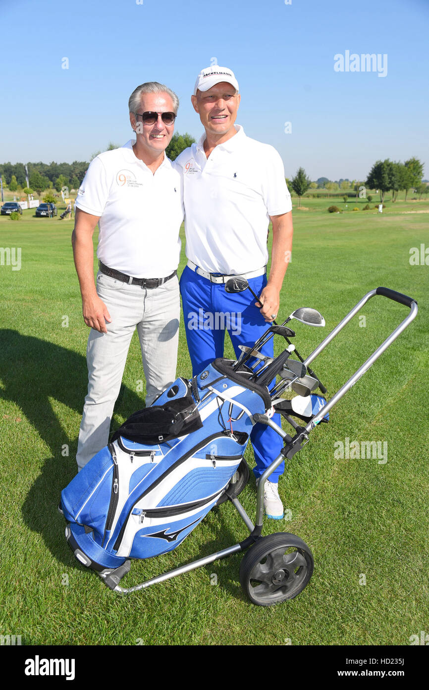 Golf Masters 2016 GRK Charity Golf and Country Club à Leipzig. En vedette : Steffen Goepel, Axel Schulz : Où, Quand l'Allemagne Machern : 27 août 2016 Banque D'Images