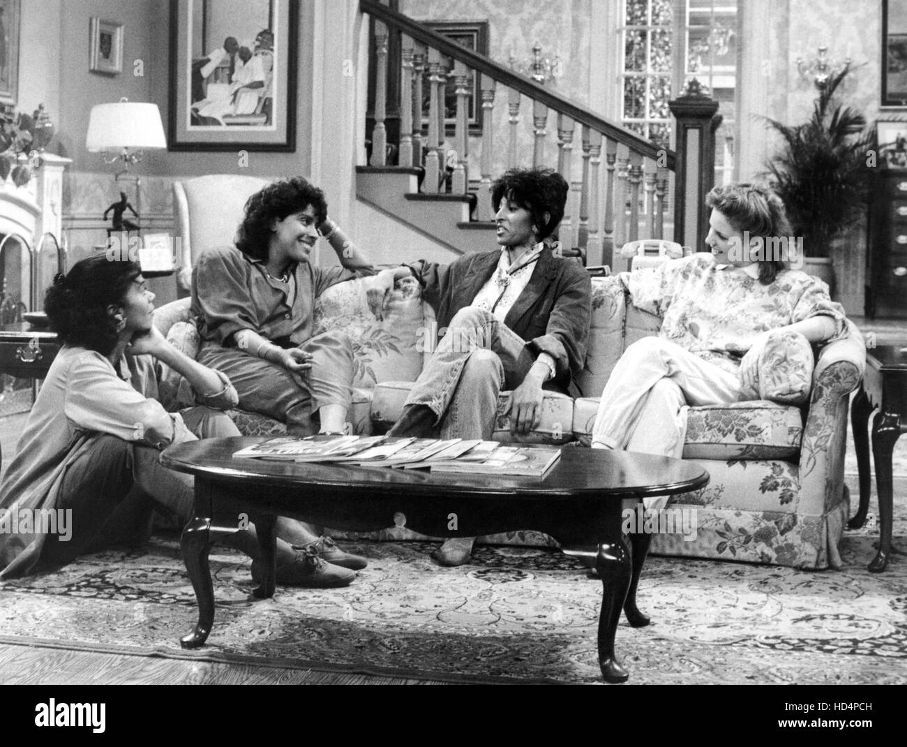 Le Cosby Show, Yvette Erwin, Phylicia Rashad, Pam Grier, Eve Gordon  Bennett, "Planification familiale", (Saison 3, diffusée le 7 mai Photo  Stock - Alamy