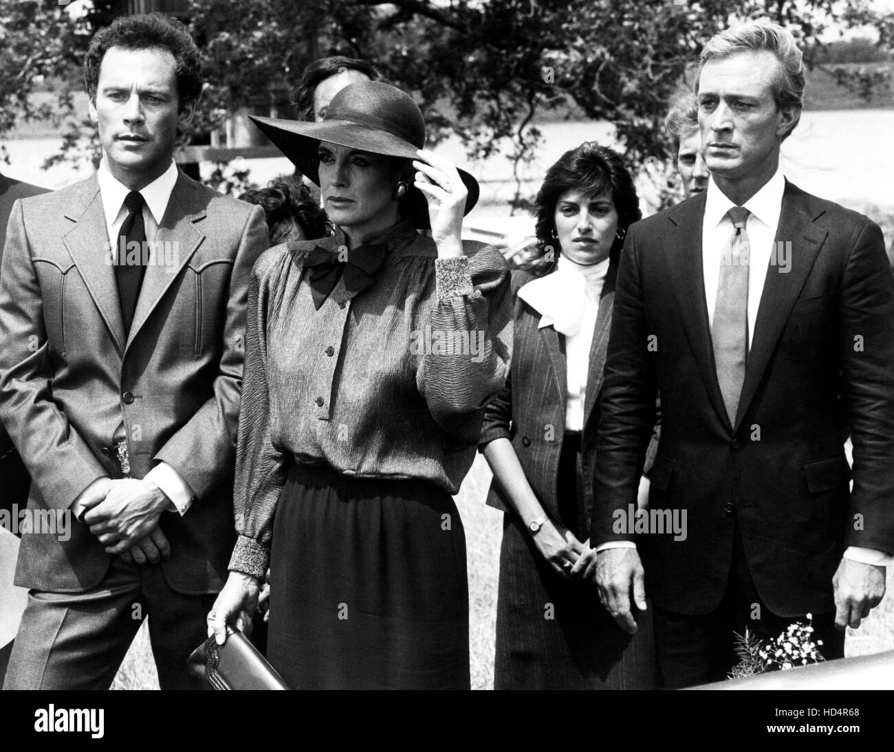 DALLAS, (épisode : La famille Ewing/Bobby's Funeral, Saison 9), Jared  Martin, Linda Gray, Ted Shackelford, 1978-91 Photo Stock - Alamy