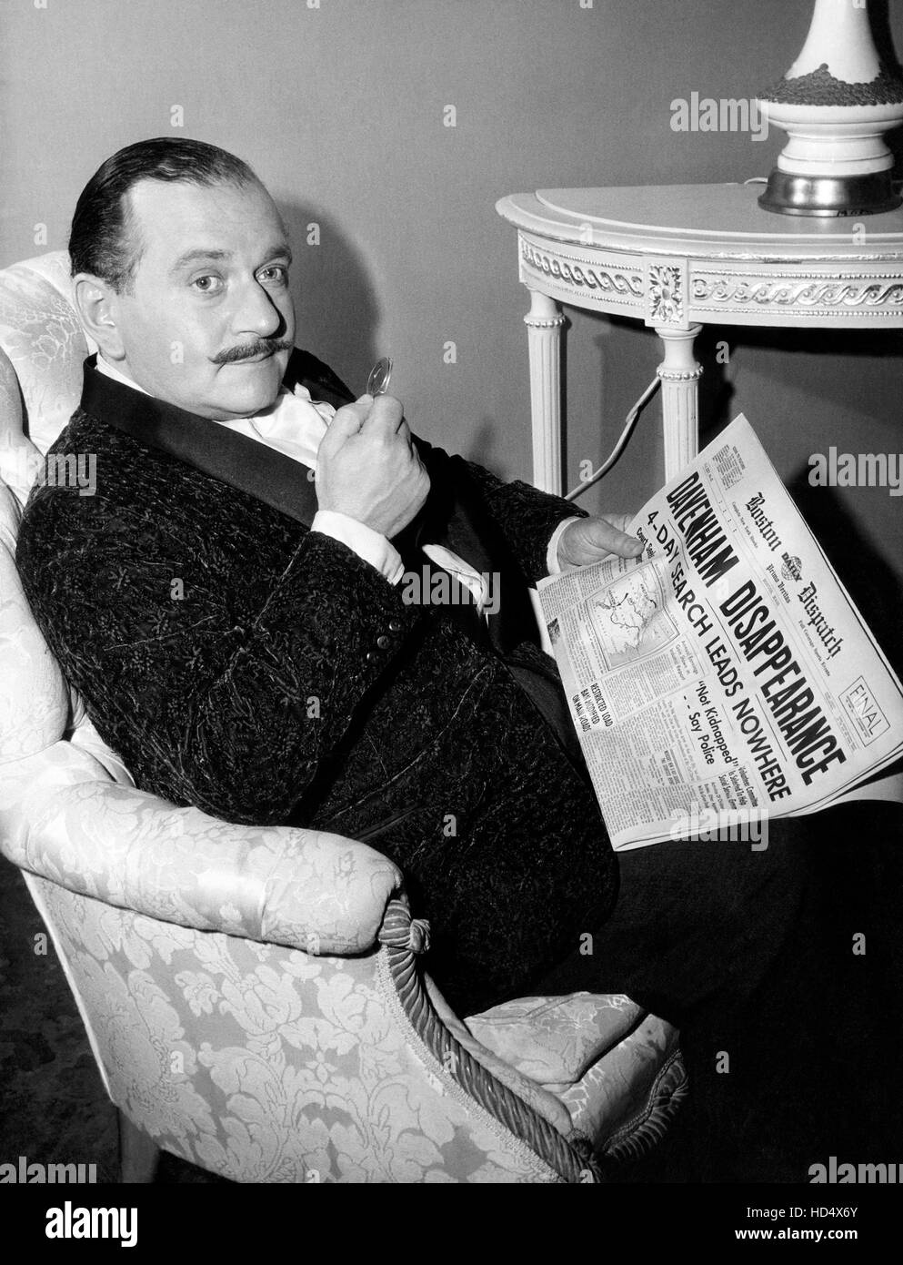 GENERAL ELECTRIC THEATRE, Martin Gabel, ('Hercule Poirot,' saison 10,  épisode 27, diffusé le 1er avril 1962), 1953-62 Photo Stock - Alamy