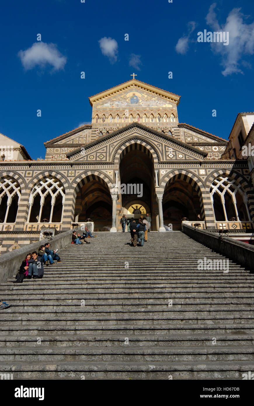 Cathédrale d'Amalfi, Duomo di Amalfi, Campanie, Italie, Europe Banque D'Images