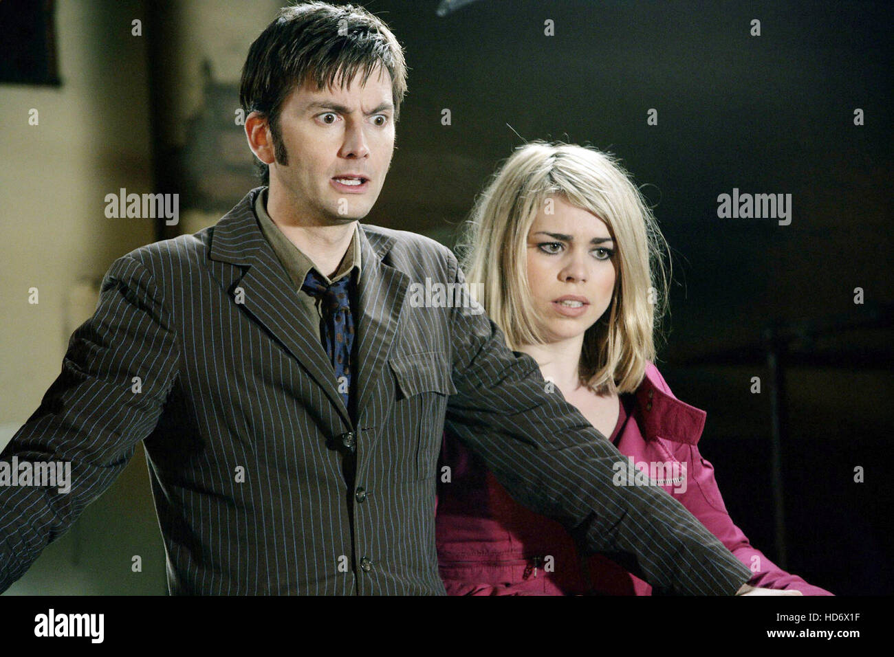DOCTOR WHO, David Tennant, Billie Piper, 'l'Impossible Planet', (Saison 2, EP. 208), 2005.- photo : Adrian Rogers / © Sci-Fi Banque D'Images