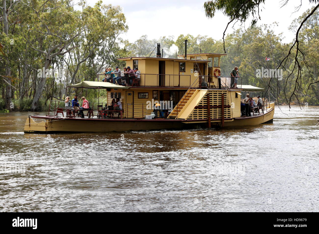 Bateau à aubes Murray River Australie Barham New South Whales Banque D'Images