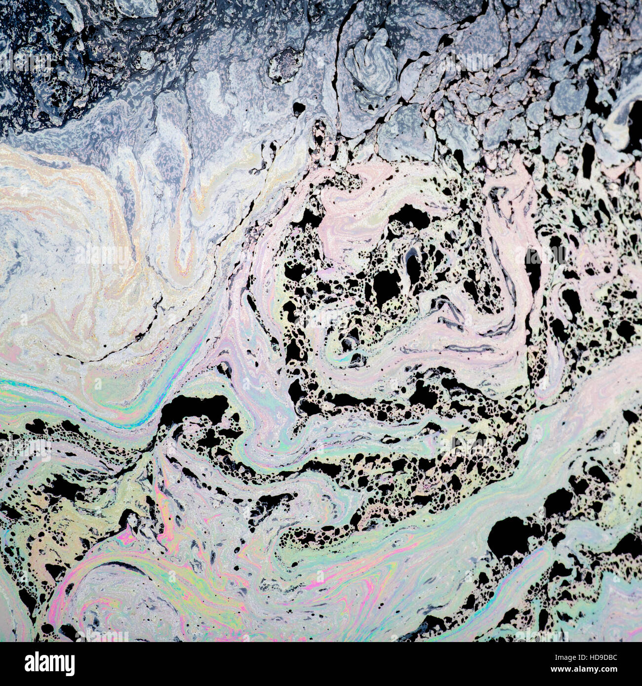Motif coloré faites par l'ingérence dans un film de savon Banque D'Images