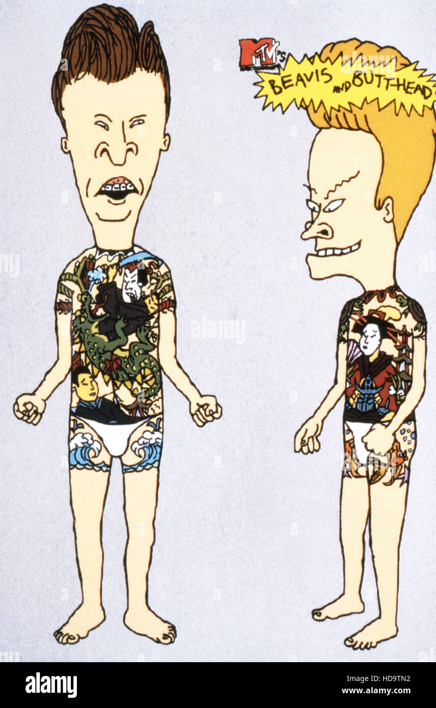 BEAVIS ET BUTTHEAD, à partir de la gauche ButtHead, Beavis, 19931997, © MTV/courtesy