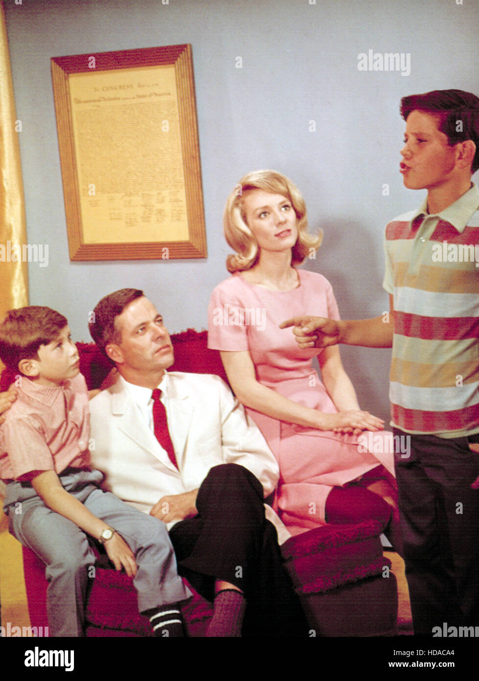 FARMER'S DAUGHTER, Rory O'Brien, William Windom, Inger Stevens, Mickey ...