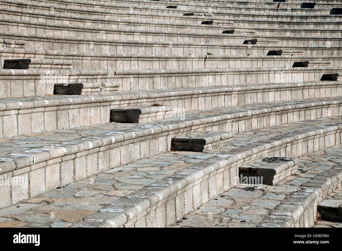 Nouvel amphithéâtre à Marmaris, Turquie, abstrait architecture Banque D'Images