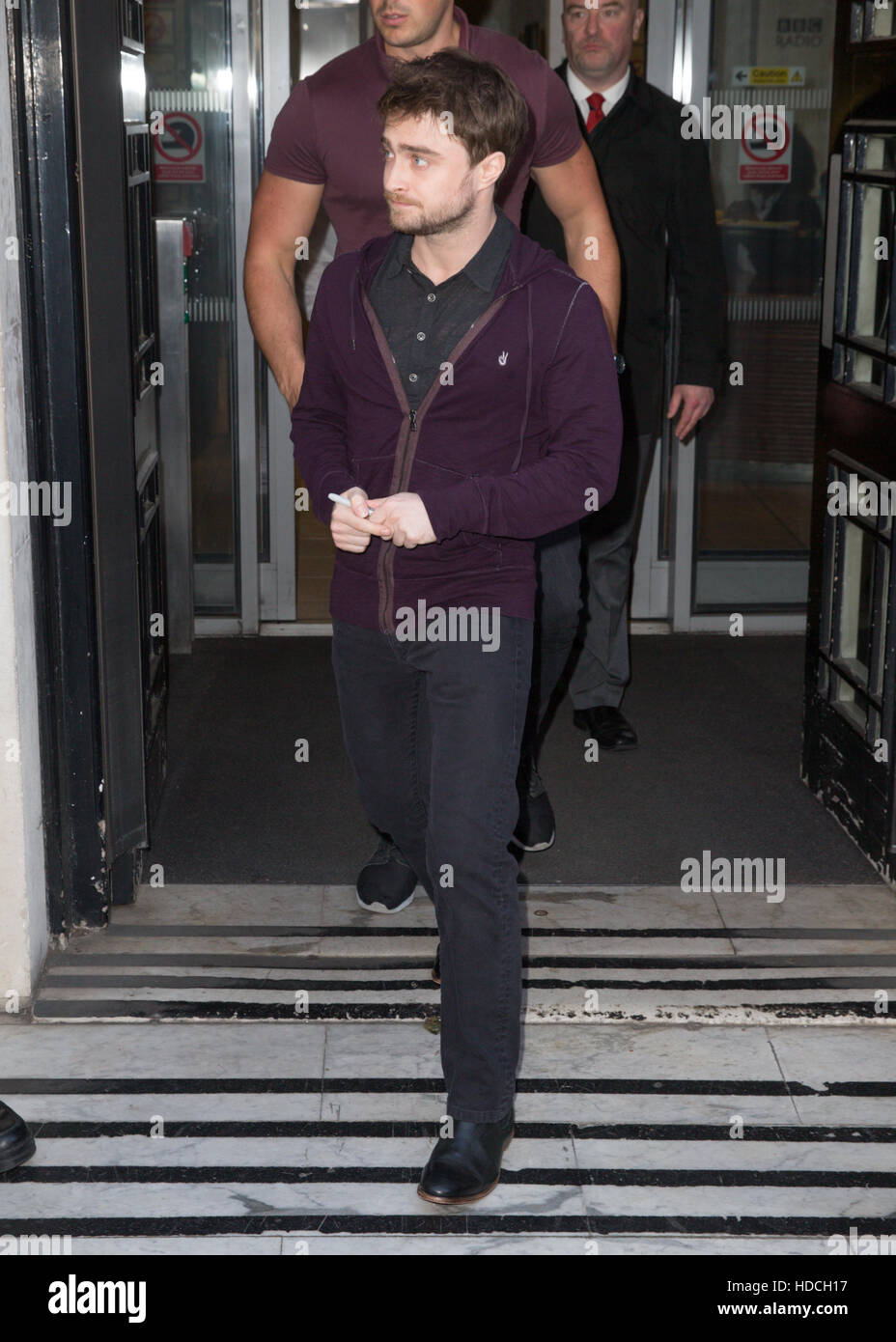 Daniel Radcliffe à la radio 2 studio avec : Daniel Radcliffe Où : London, Royaume-Uni Quand : 23 sept 2016 Banque D'Images