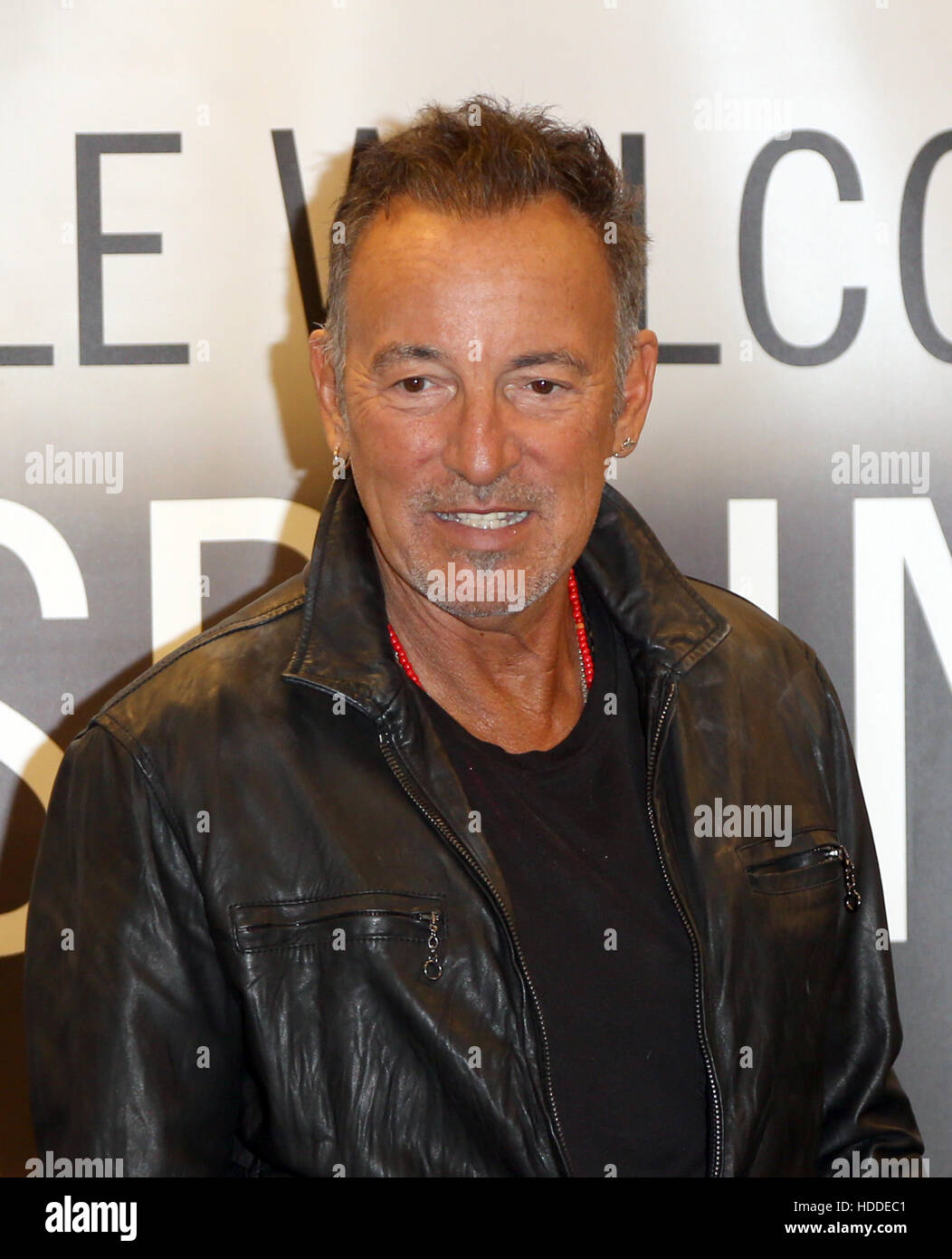 Fan de Bruce Springsteen pour l'événement 'Born To Run' Avec : Bruce Springsteen Où : Los Angeles, California, United States Quand : 03 Oct 2016 Banque D'Images