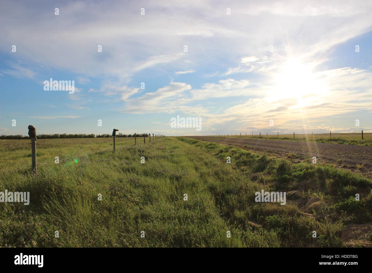 Bottes sur un fencepost Banque D'Images