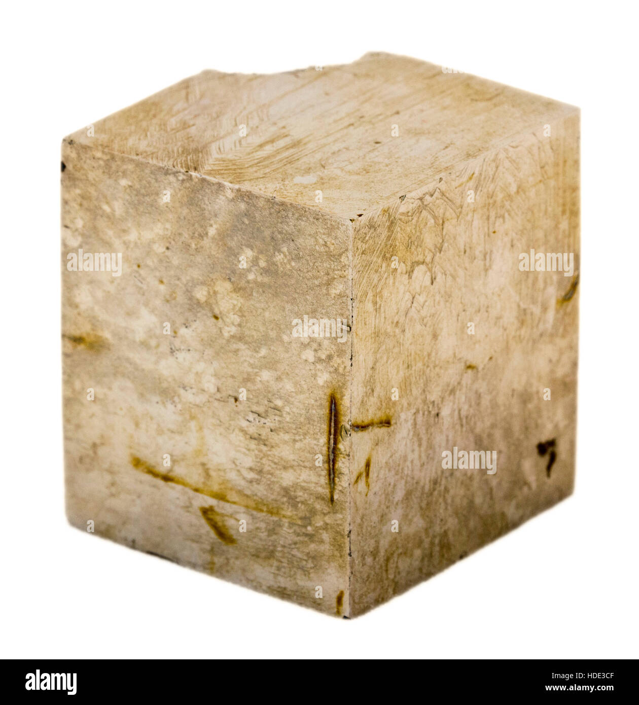 Cube de pyrite de fer Banque D'Images