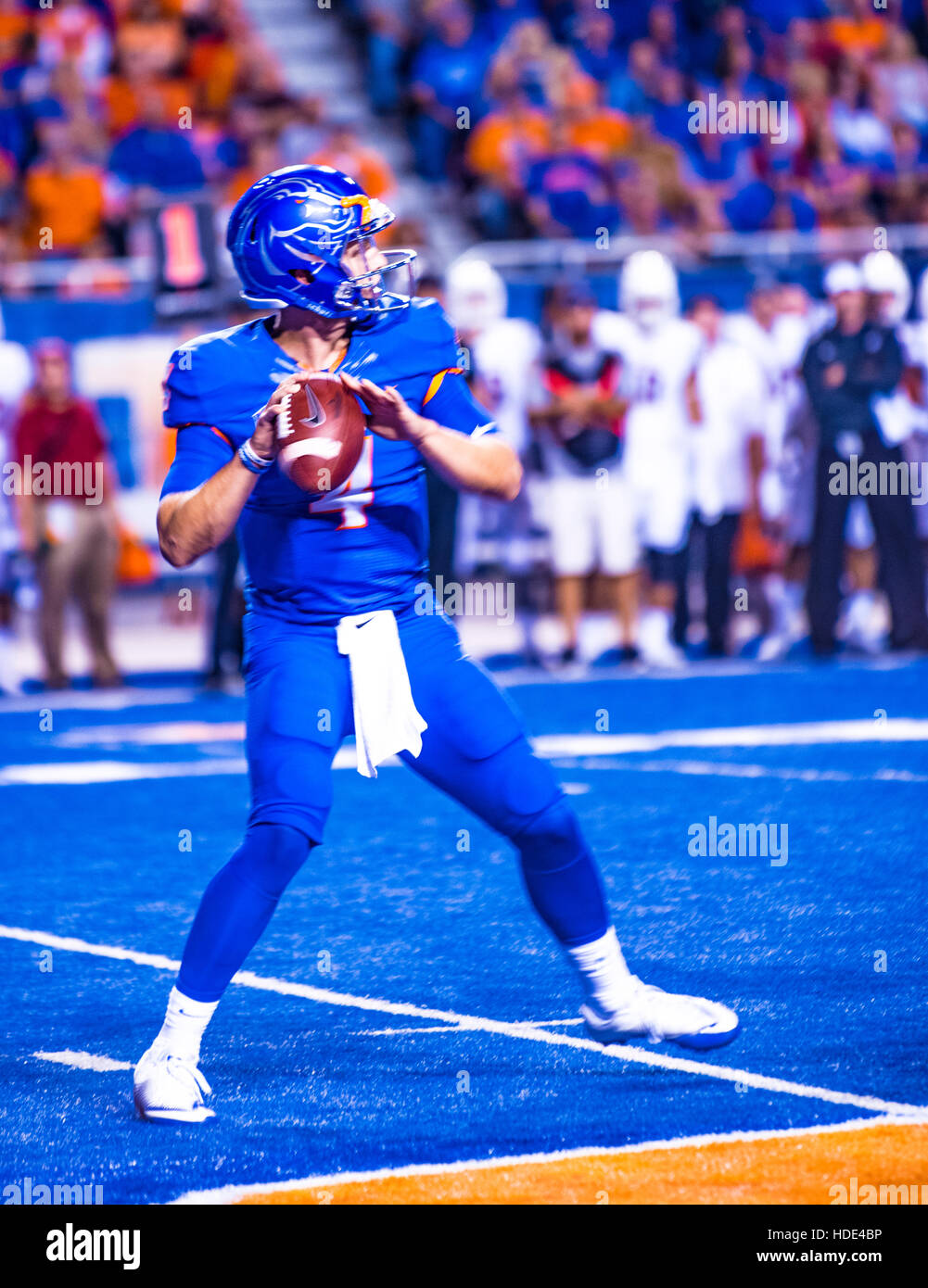 Boise State Football. Tous les Mountain West, Quarterback Brett Rypien, Boise, Idaho Banque D'Images