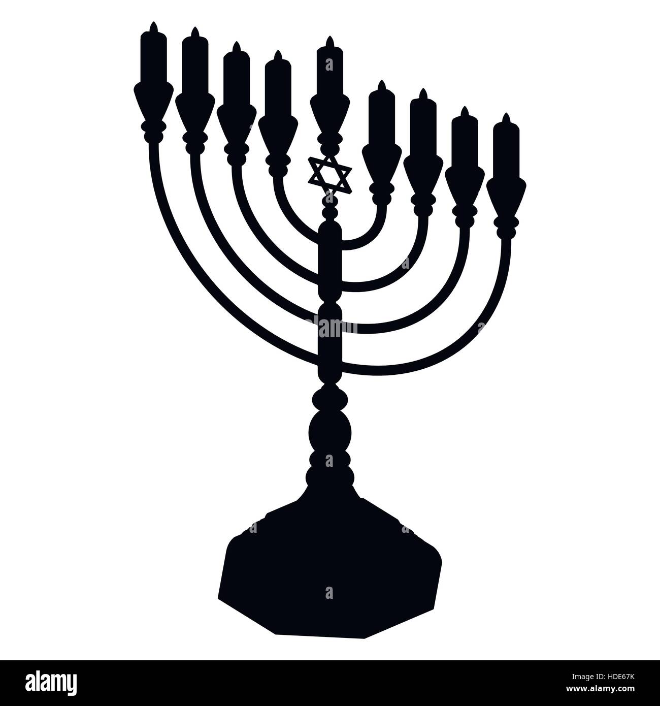 Symbole de la menorah Banque d'images vectorielles Page 2 Alamy