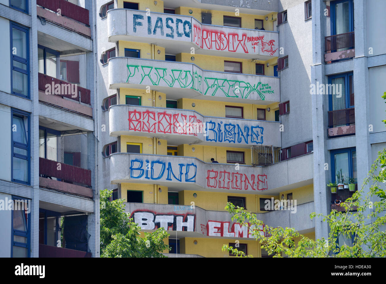 Wohnhaus, Neues Kreuzberger Zentrum, Kottbusser Tor, Kreuzberg, Berlin, Deutschland Banque D'Images