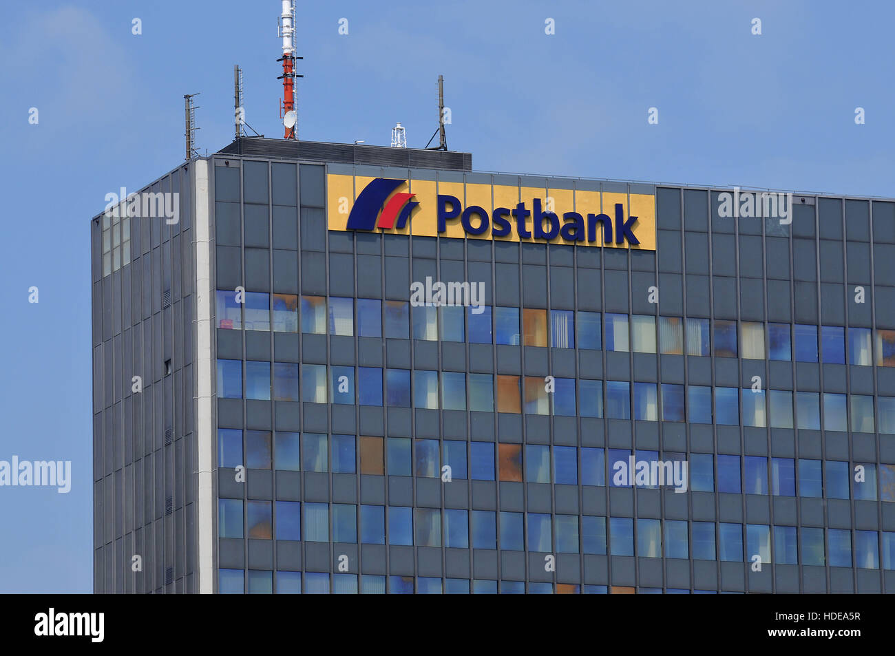 Postbank Hochhaus, Hallesches Ufer, Kreuzberg, Berlin, Deutschland Banque D'Images