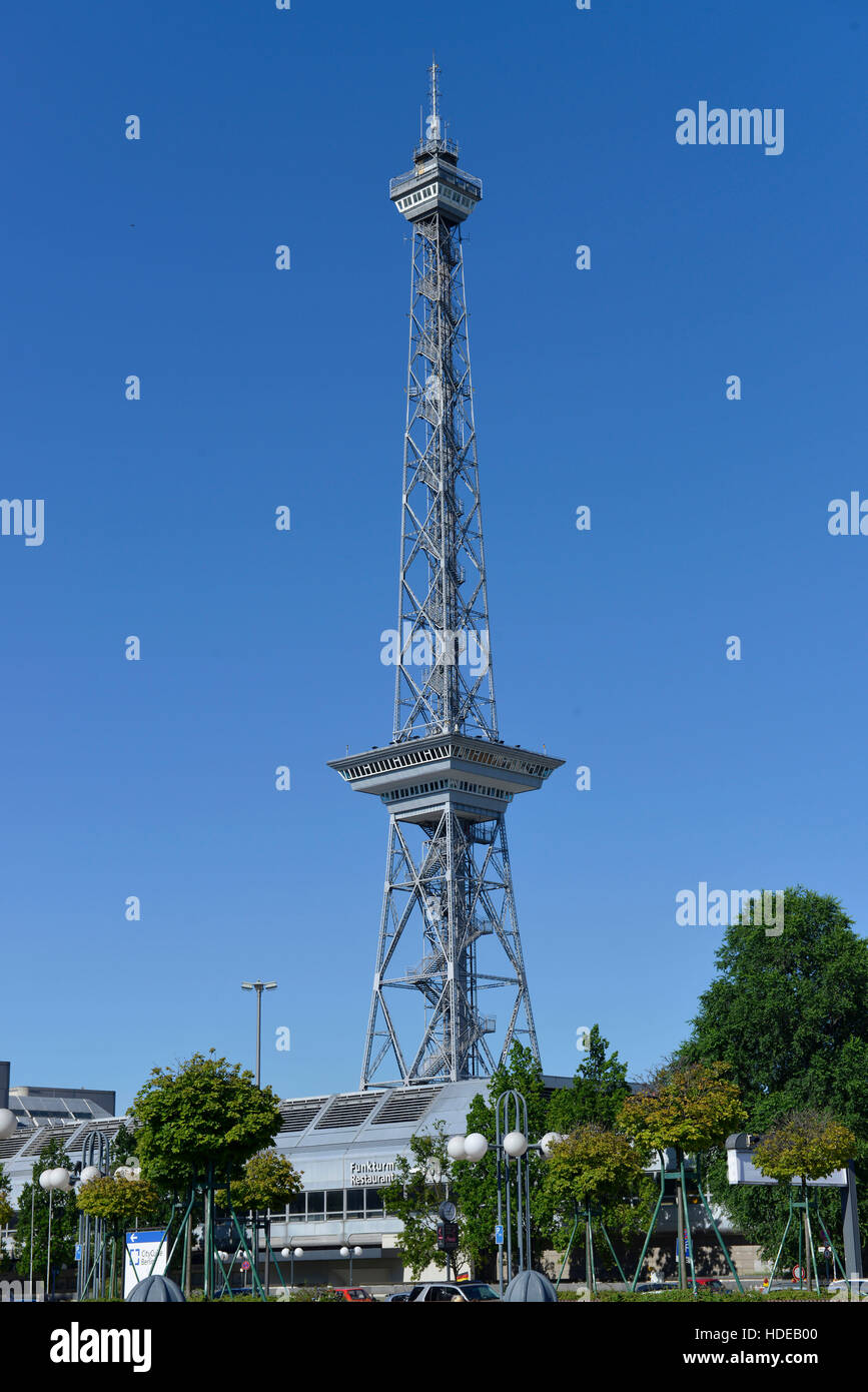 Funkturm, Westend, Charlottenburg, Berlin, Deutschland Banque D'Images