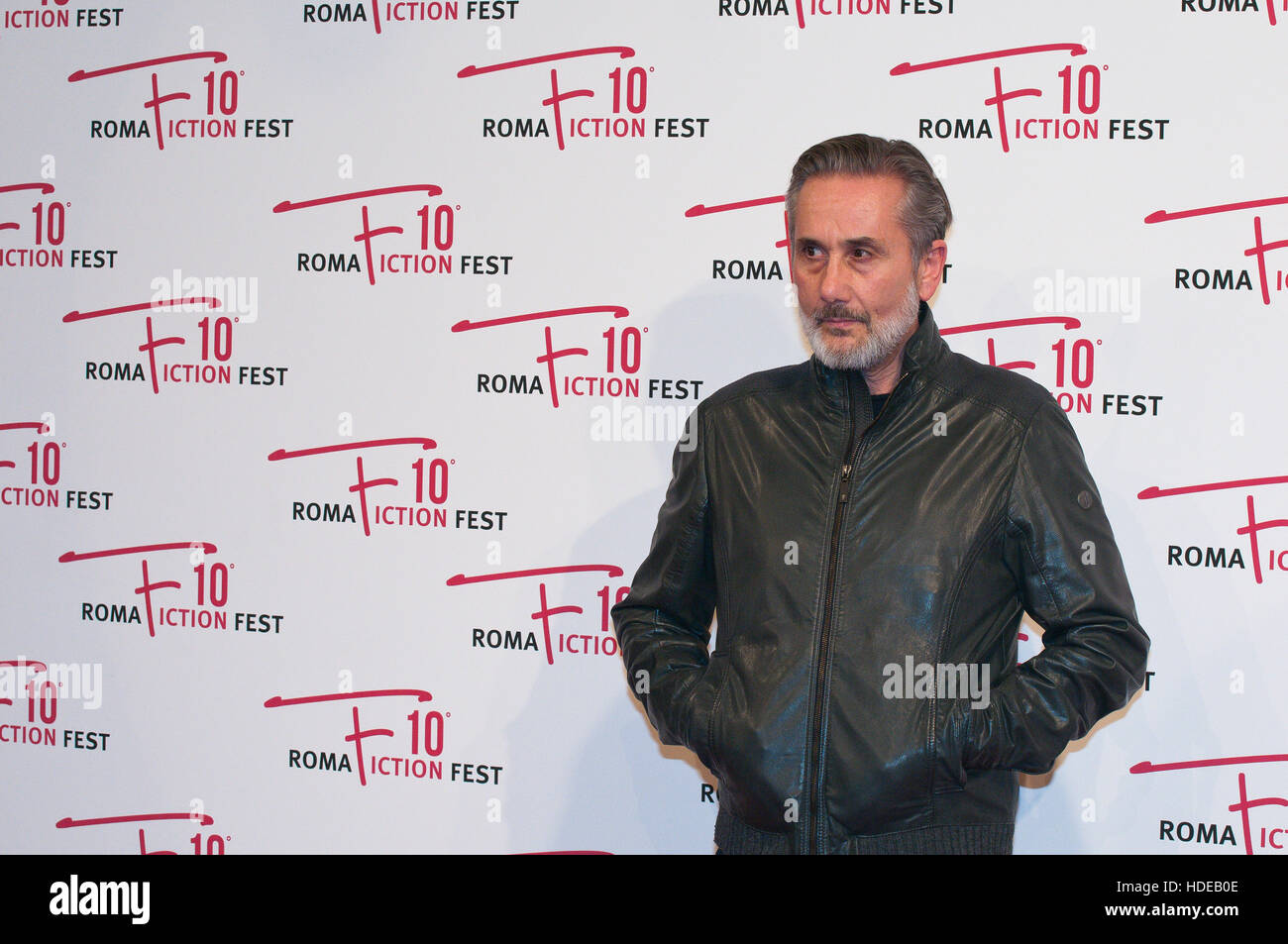 Roma, Italie. 11Th Feb 2016. Angelo Bison pendant le tapis rouge de 'Ennemi public' © Andrea Bracaglia/Pacific Press/Alamy Live News Banque D'Images