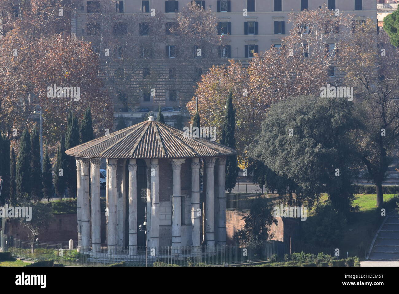 Temple d'Hercule à Rome Banque D'Images