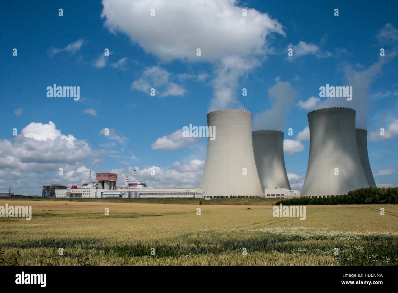 Centrale nucléaire de Temelin -, l'énergie nucléaire, le mouvement anti-nucléaire Banque D'Images