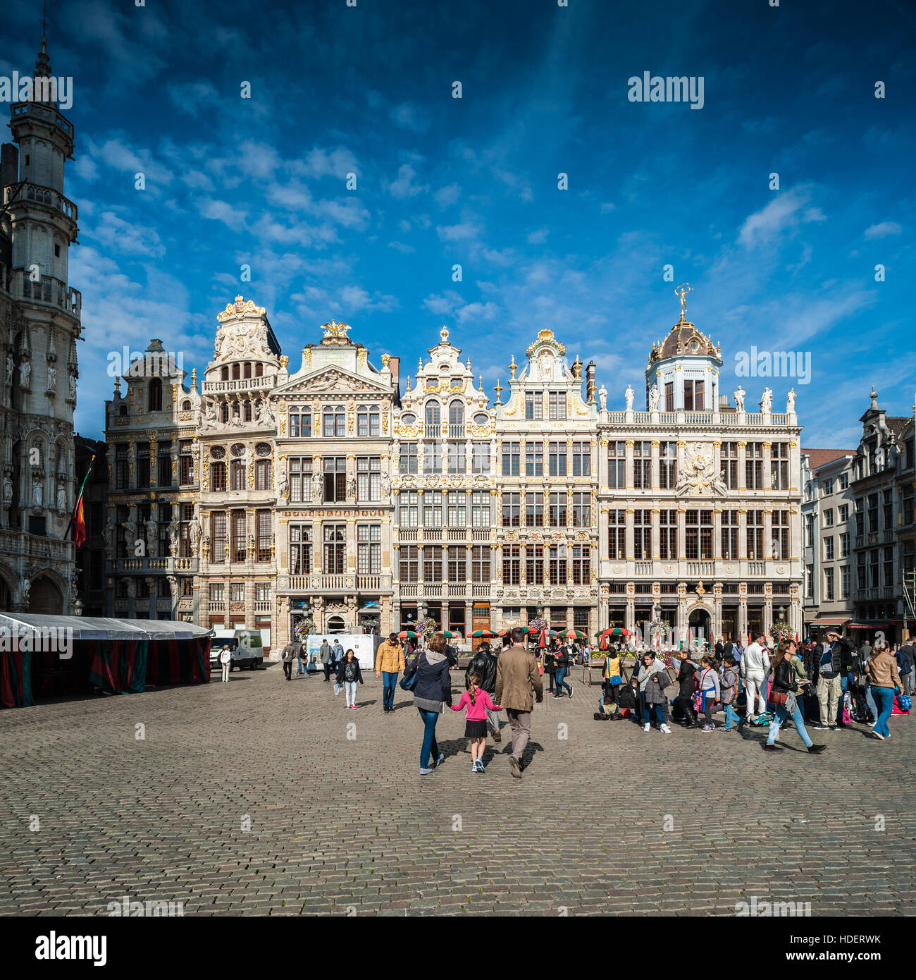 Belgique, Bruxelles, Grande place - Grand Place Banque D'Images