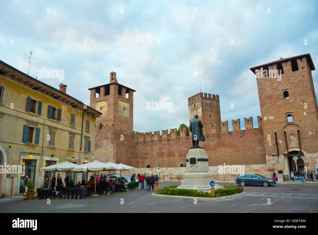 Via Roma, à Castelvecchio, centro storico, Vérone, Vénétie, Italie Banque D'Images