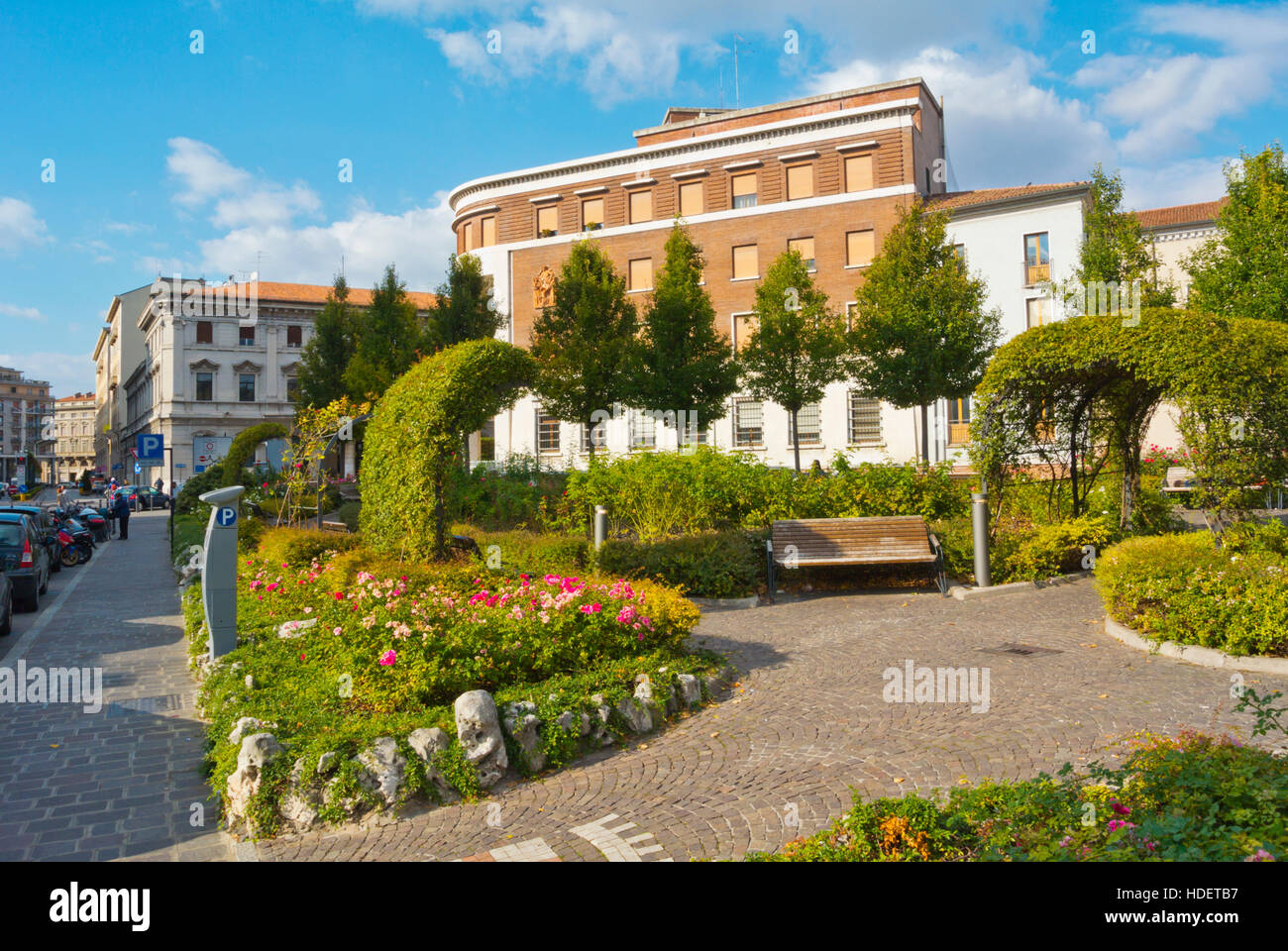 Giardini di San Domenico, Mantoue, Lombardie, Italie Banque D'Images