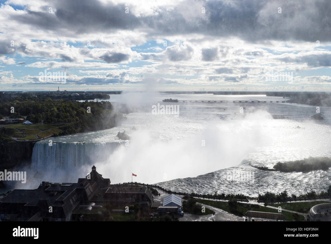 Canada Niagara Falls Ontario Canadien de l'eau Banque D'Images