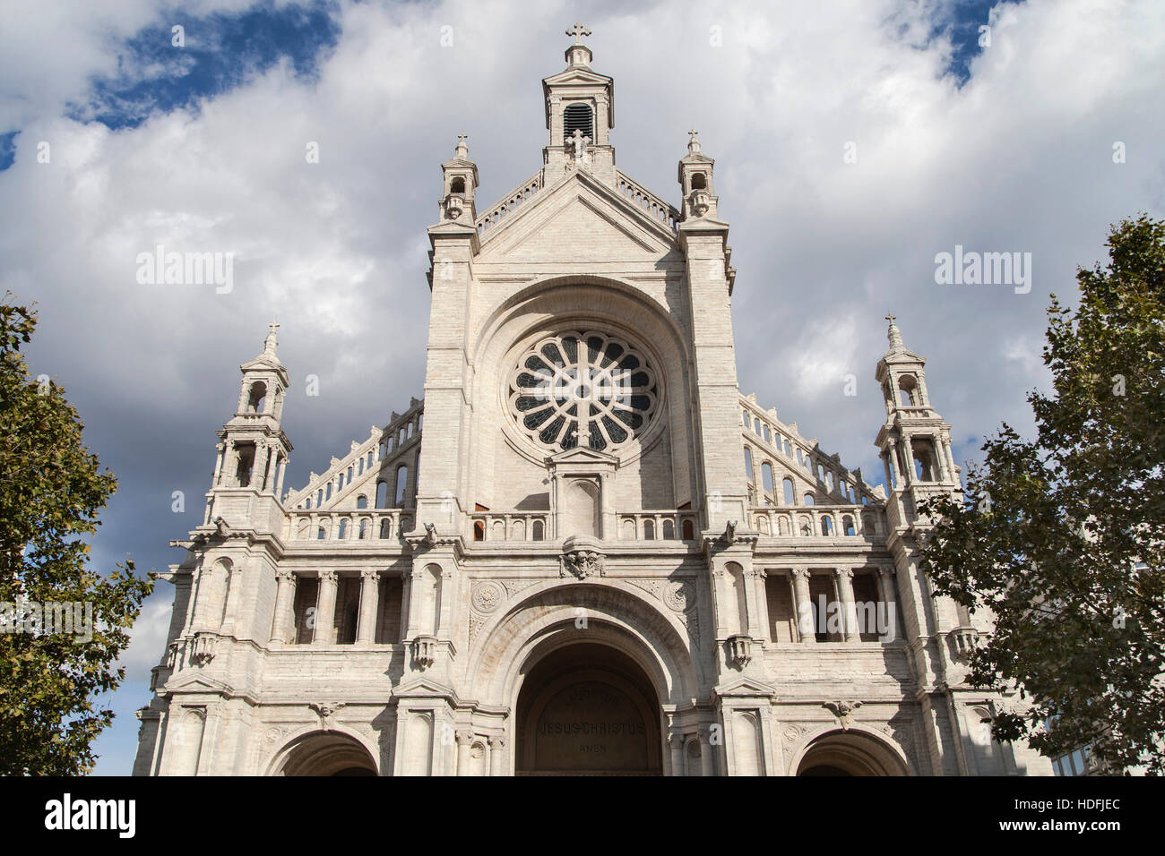 Église Sainte Catherine de Bruxelles, Belgique. Banque D'Images