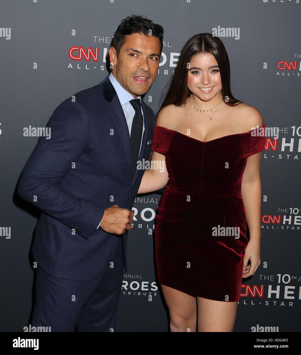 Mark consuelos lola grace consuelos cnn heroes Banque de photographies