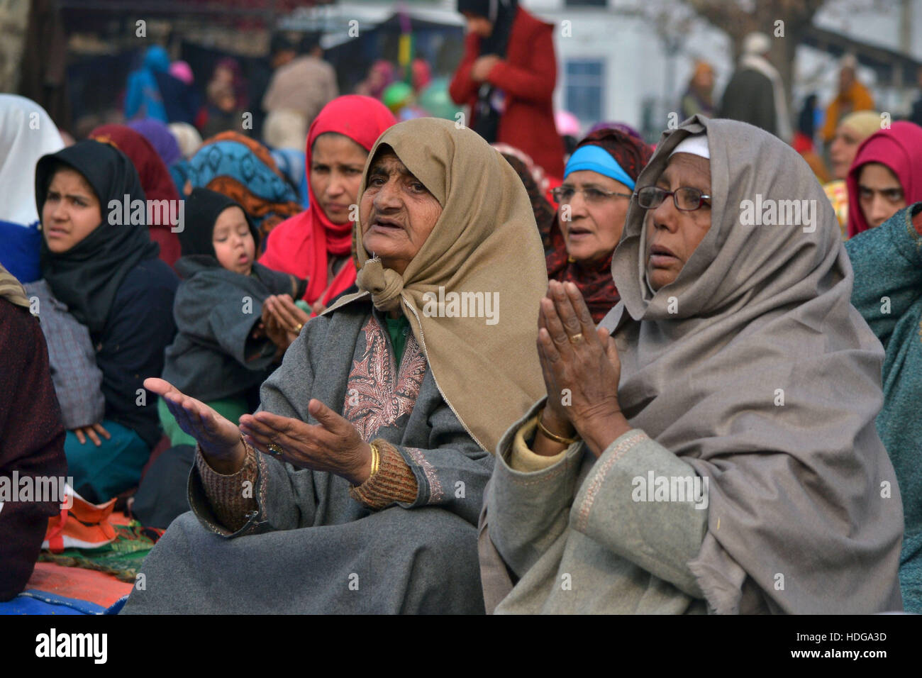 Le cachemire. Dec 12, 2016. Credit : Saqib Majeed/Alamy Live News Banque D'Images